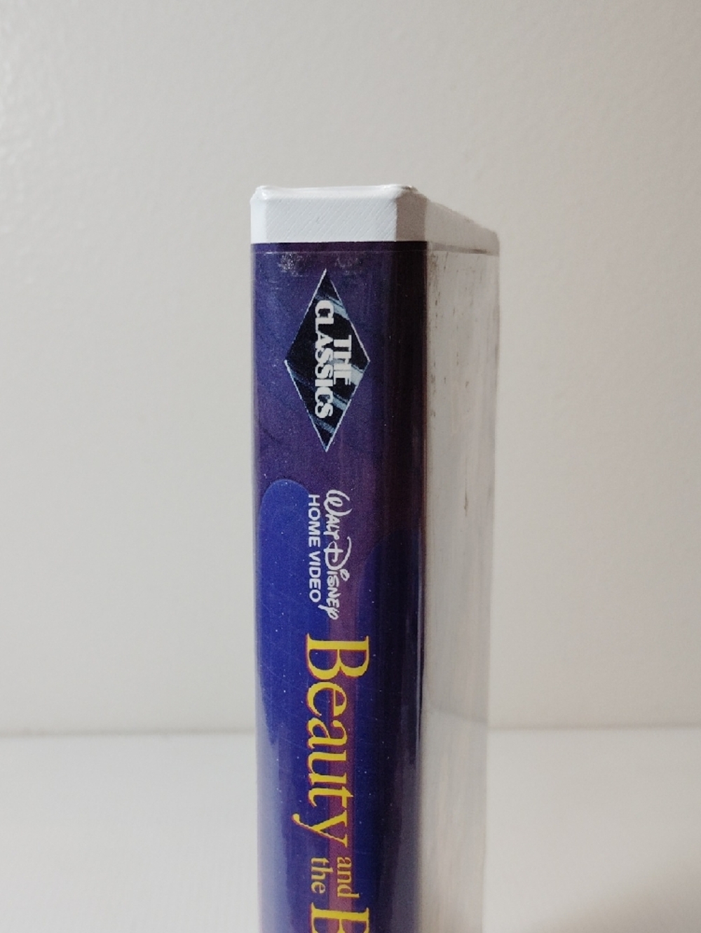 Walt Disney Beauty and the Beast VHS Cover - Purple & Gold Artwork Black Diamond - Picture 4 of 10